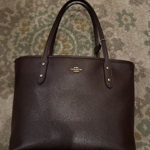 Brown coach bag